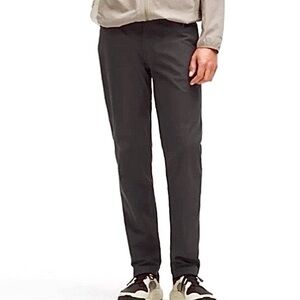 LULULEMON Men’s ABC WARPSTREAM 5 Pocket Pants Black Sz36 Preppy Elevated Urban